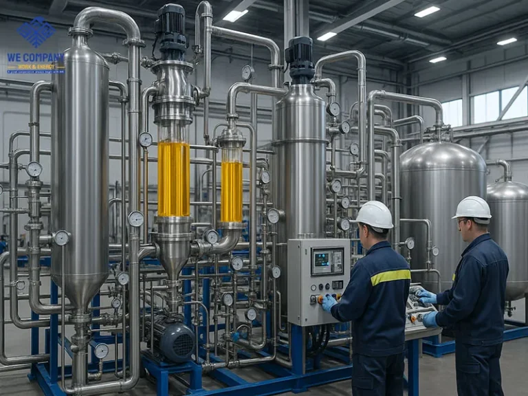Turning Used Lube Oil into High-Quality Base Oil with Thin Film Distillation (TFD), thin film, work and energy co