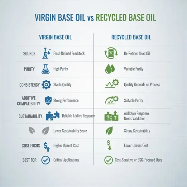 Virgin-Base-Oil-vs-Recycled-Base-Oil Virgin Base Oil vs Recycled Base Oil, work and energy